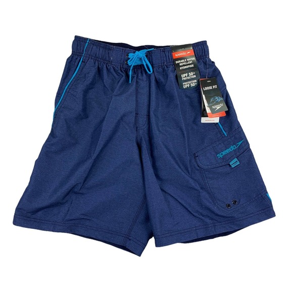 Speedo Swim Speedo Mens Marina Sport Vaporplus 9 Swim Trunks Blue S